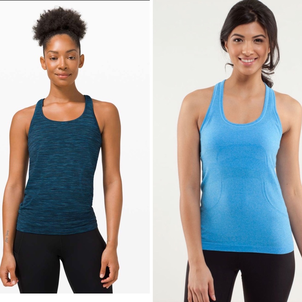 2 Lululemon Swiftly Tech Racerbacks, one New